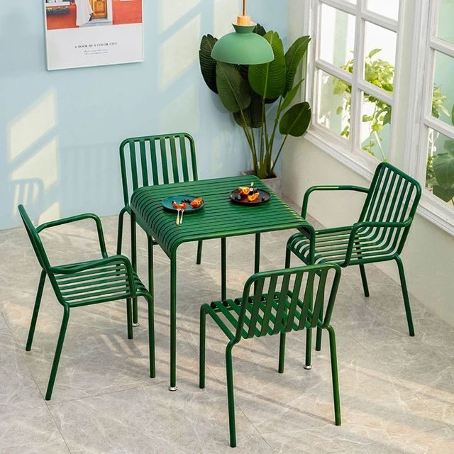 Emerald Bistro Dining Set – Green