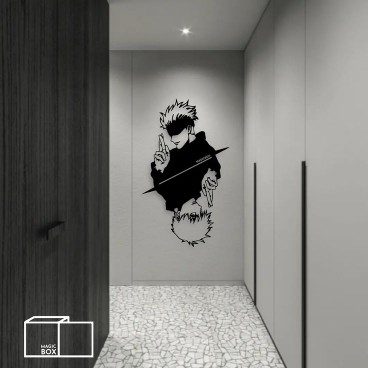 Abstract Line Portrait Metal Wall Art