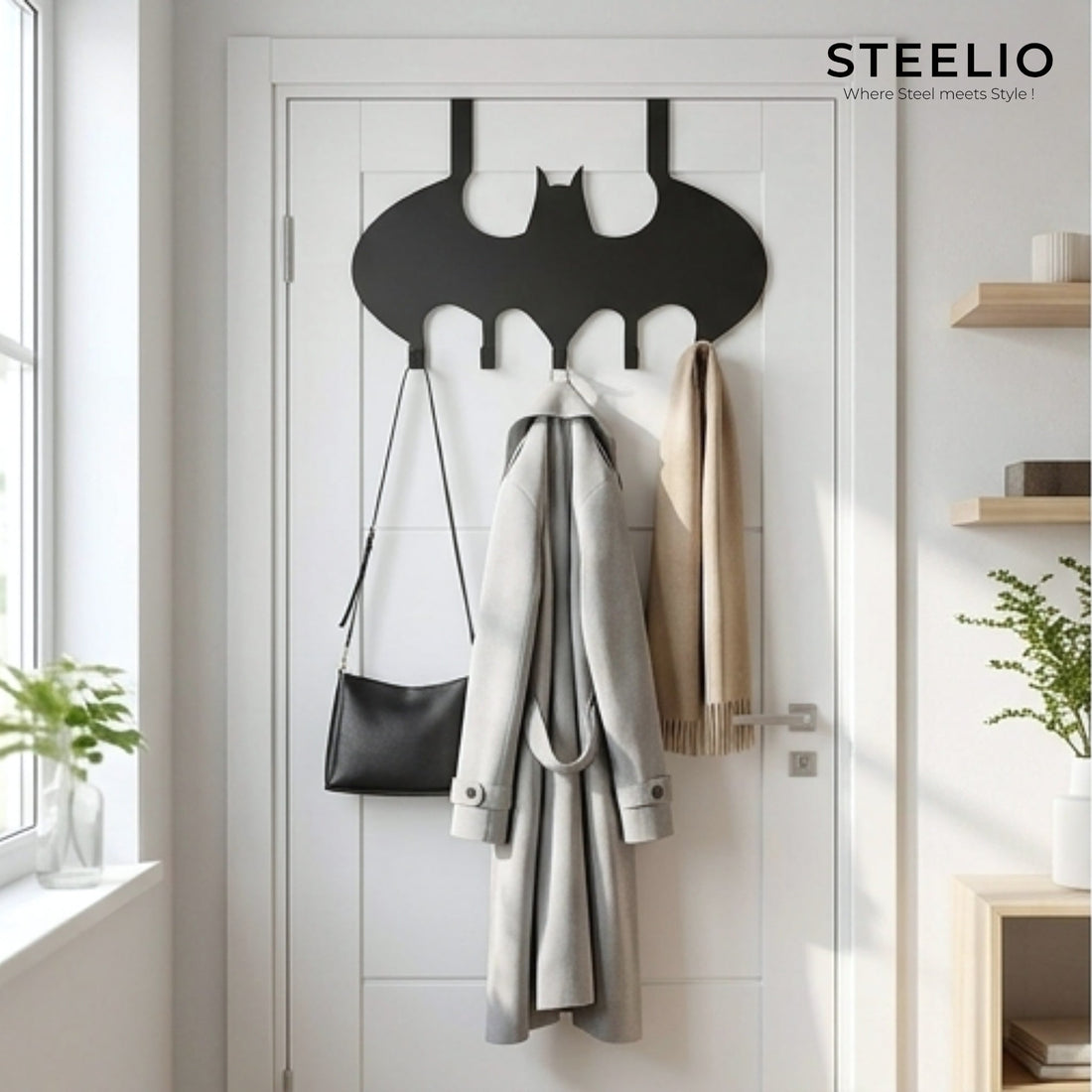 Bat Over-Door Hook Rack