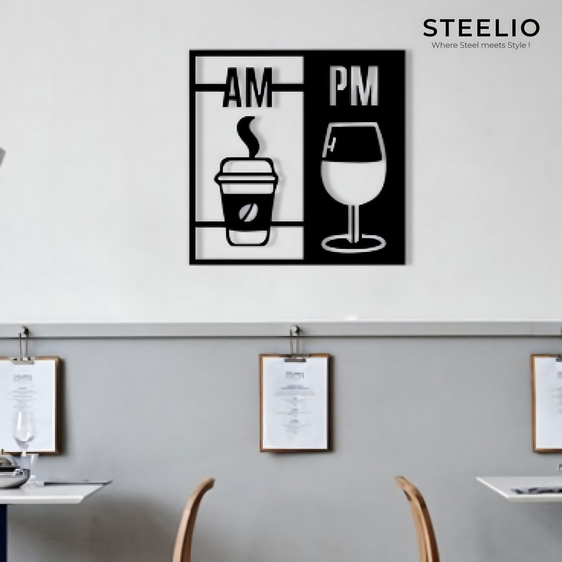 Coffee Cup Metal Wall Sign