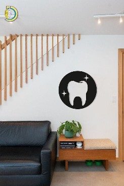 Dentist Tooth Metal Wall Art