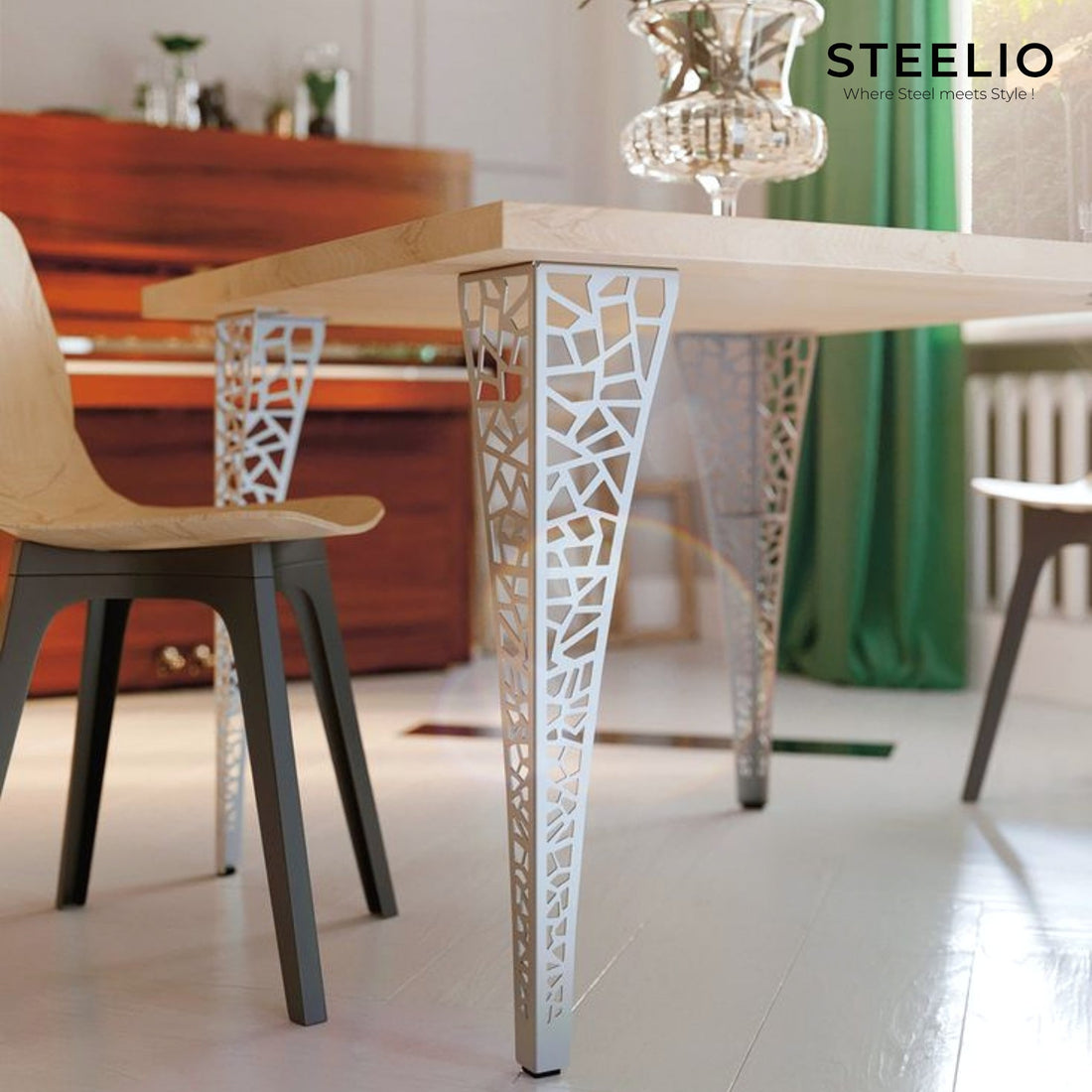 Mosaic Pattern Table Legs (Set)