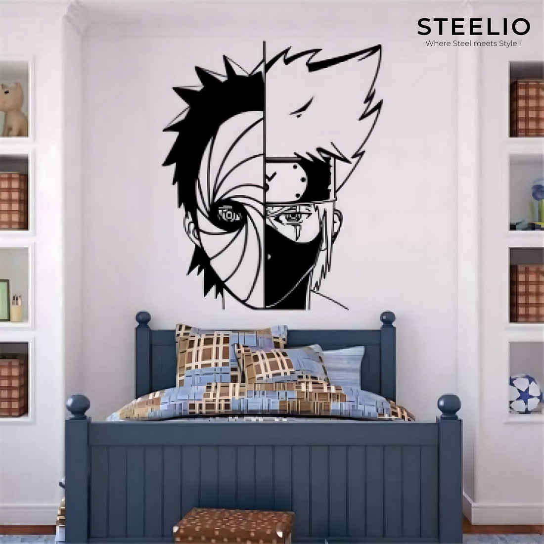 Anime Warrior Metal Wall Art