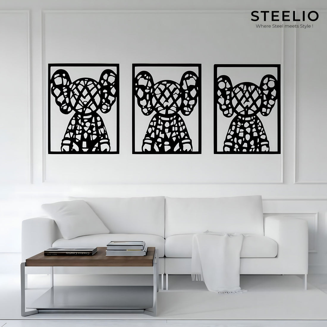 Companion Trio Metal Wall Art (Set of 3)