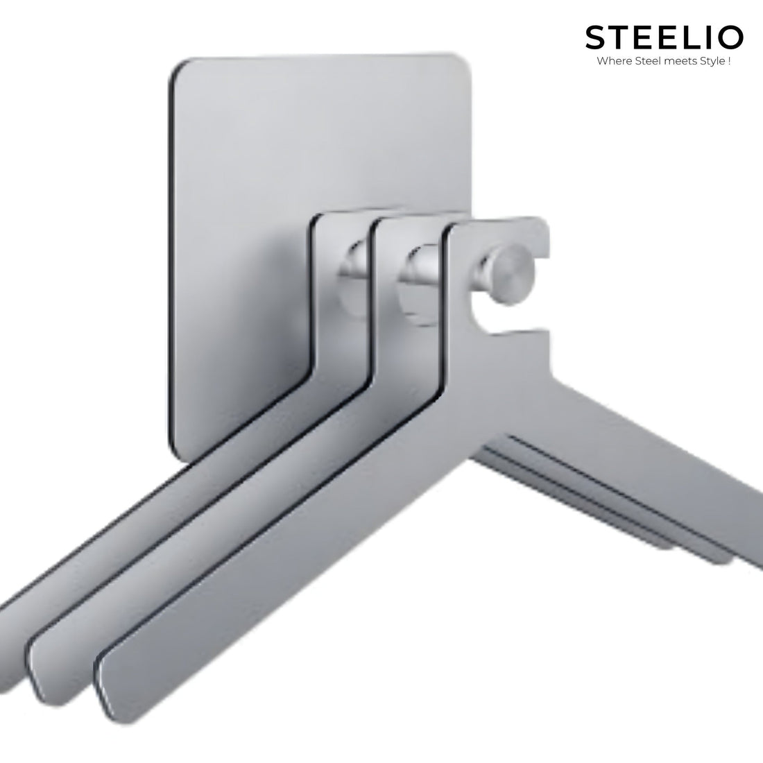 Folding Wall-Mount Drying Hanger – Steel