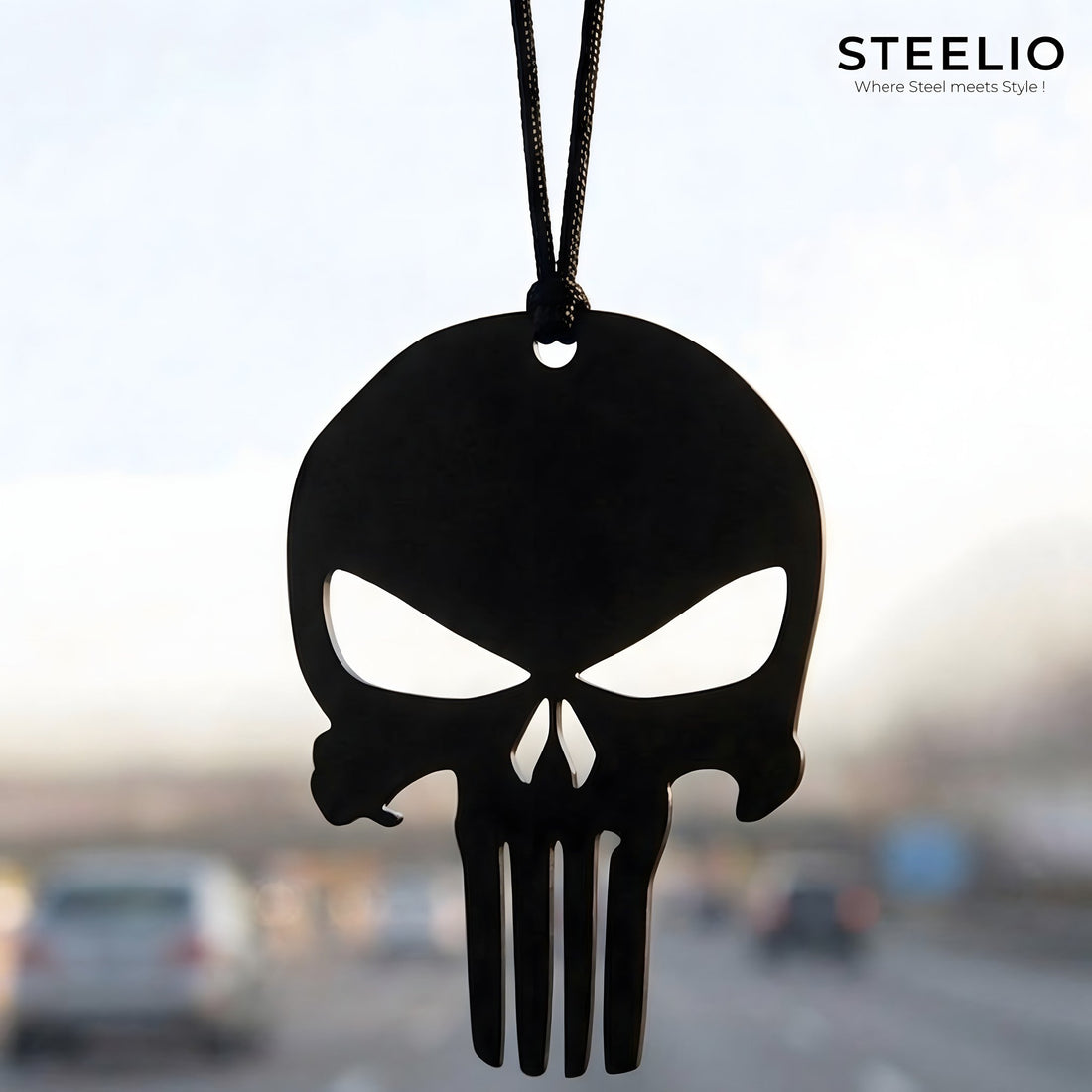 Bold Skull Car Hanging